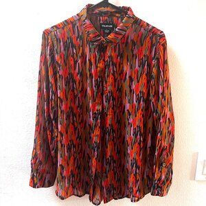 Wildfang - The Empower Sheer Long Sleeve Button Up